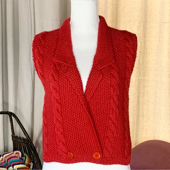 Vintage Jackets & Blazers - 80s Sweater Vest
